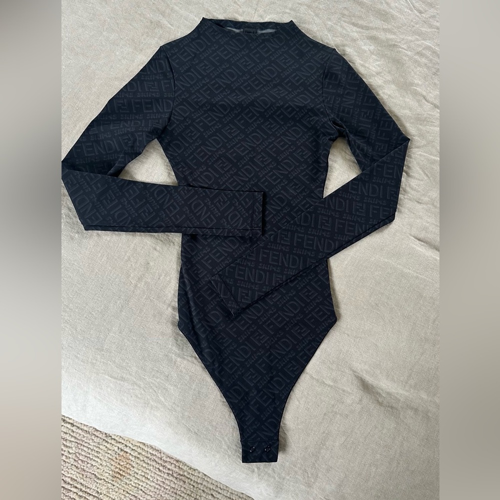 Fendi + Skims Long Sleeve bodysuit